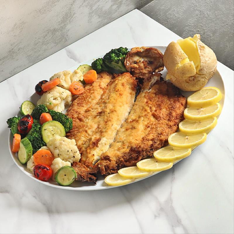 Salmon steak 
