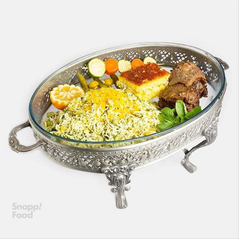 Fava bean and dill rice with lamb neck
